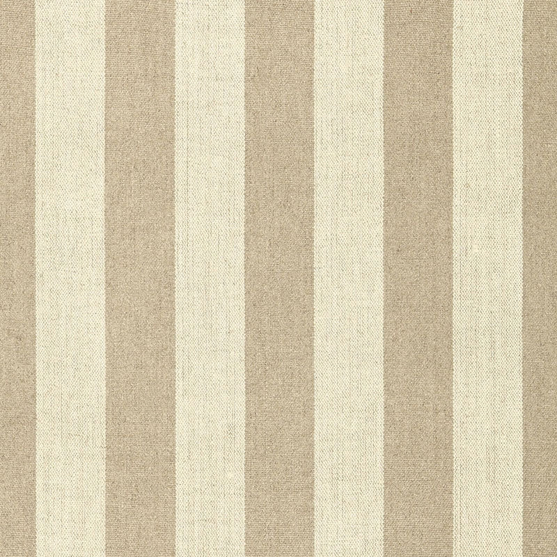 Purchase sample of 66072 Augustin Linen Stripe, Linen / Sisal by Schumacher Fabric