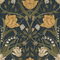 Sample 2999-44106 Annelie, Filippa Navy Tulip by A-Street Prints Wallpaper