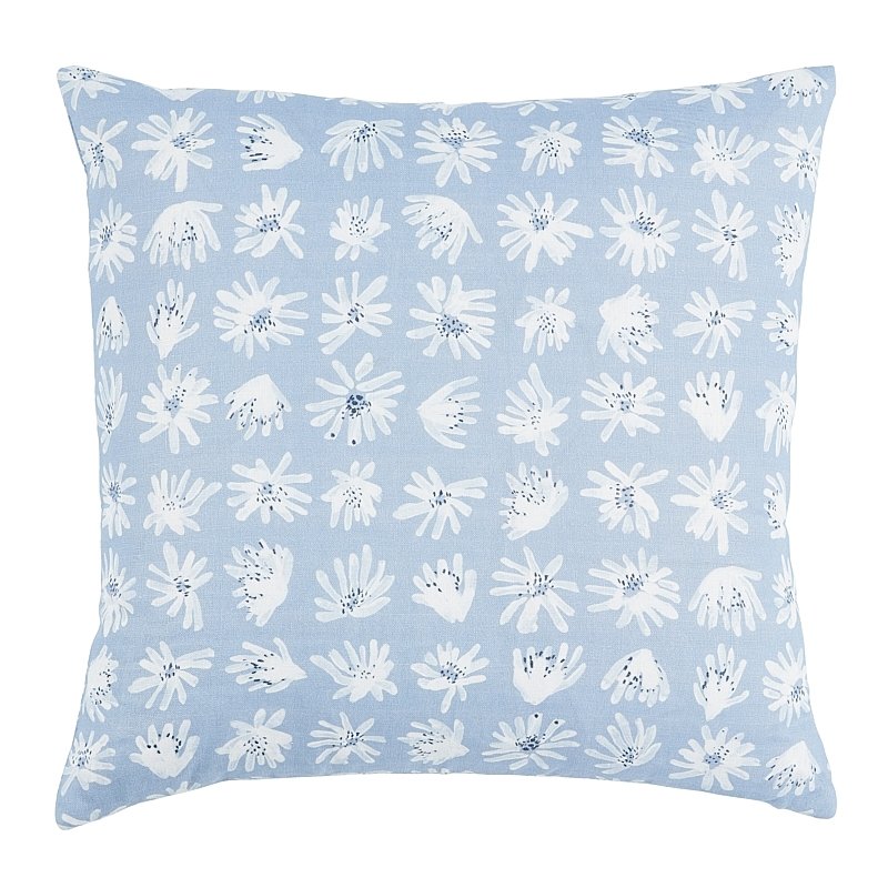 So7020606 Olana Embroidery 22" Pillow Blueand White By Schumacher Furniture and Accessories 1,So7020606 Olana Embroidery 22" Pillow Blueand White By Schumacher Furniture and Accessories 2,So7020606 Olana Embroidery 22" Pillow Blueand White By Schumacher Furniture and Accessories 3