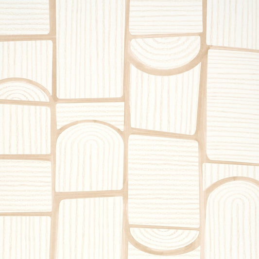 Select 5013681 Bloomsbury Warm White Schumacher Wallcovering Wallpaper