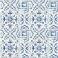 Sample 3123-12332 Homestead, Sonoma Blue Spanish Tile by Chesapeake Wallpaper
