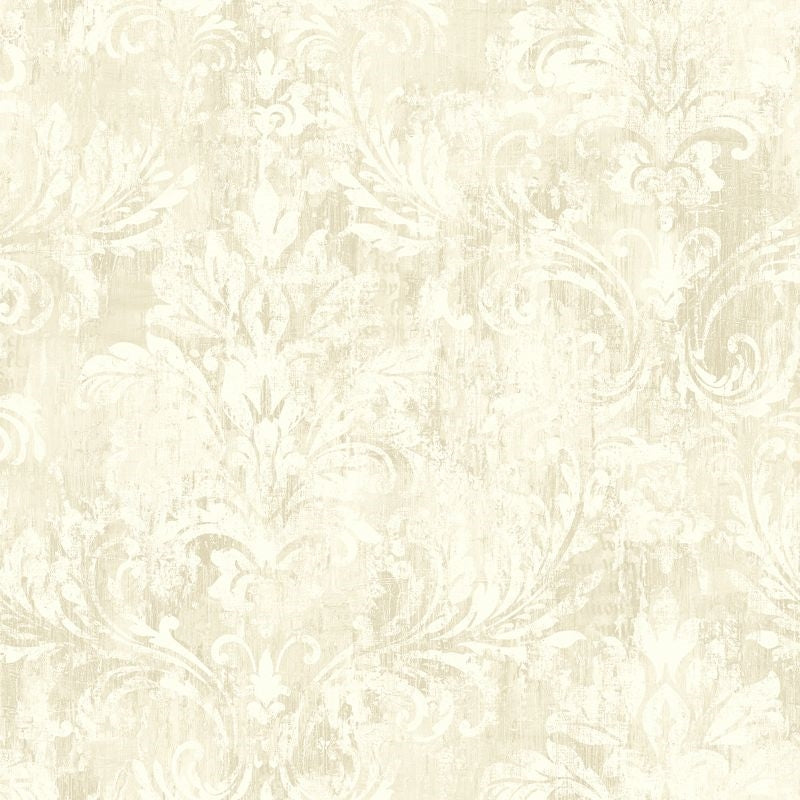 Sample VF30501 Manor House Framed Damask Wallquest