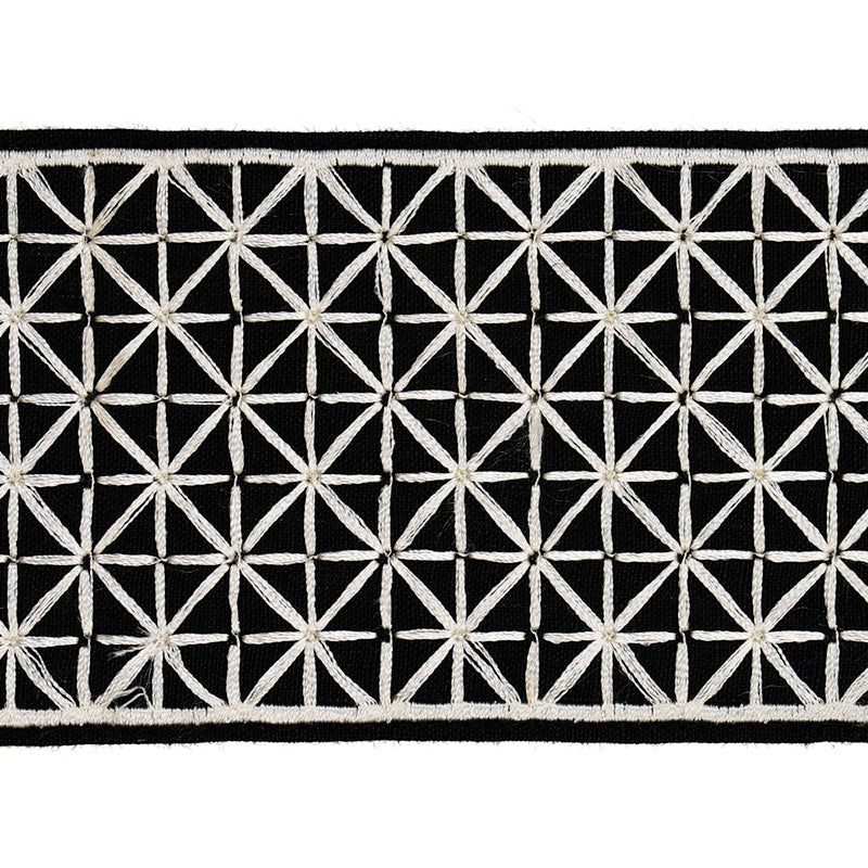 Sample 68646 Directoire Tape, Black By Schumacher Trim