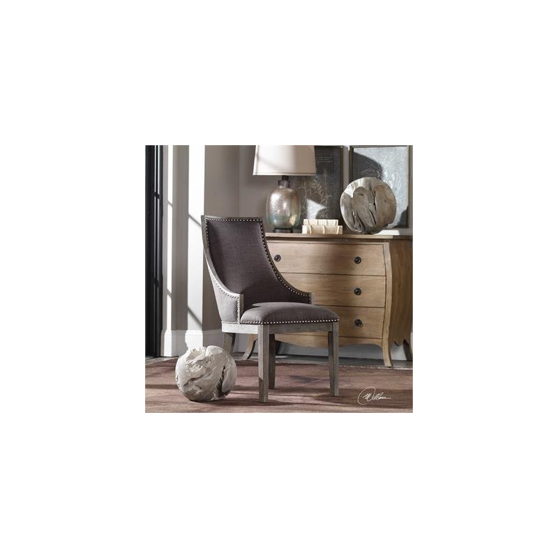 23309 Lenore Armless Chair Oatmeal 2 Peby Uttermost,,