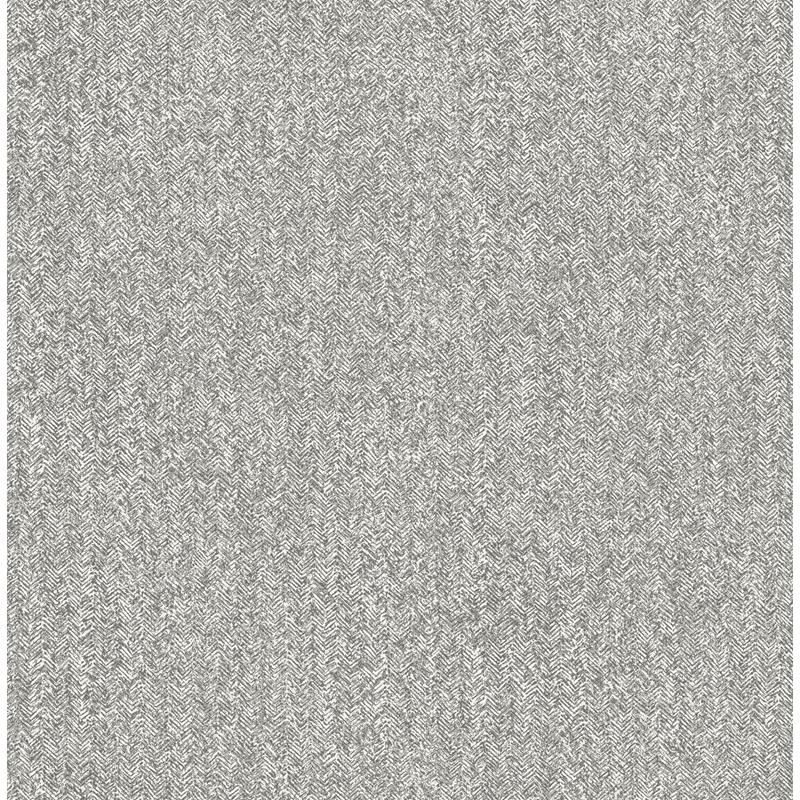 Sample 2970-26163 Revival, Ashbee Dark Grey Tweed Wallpaper by A-Street Prints Wallpaper