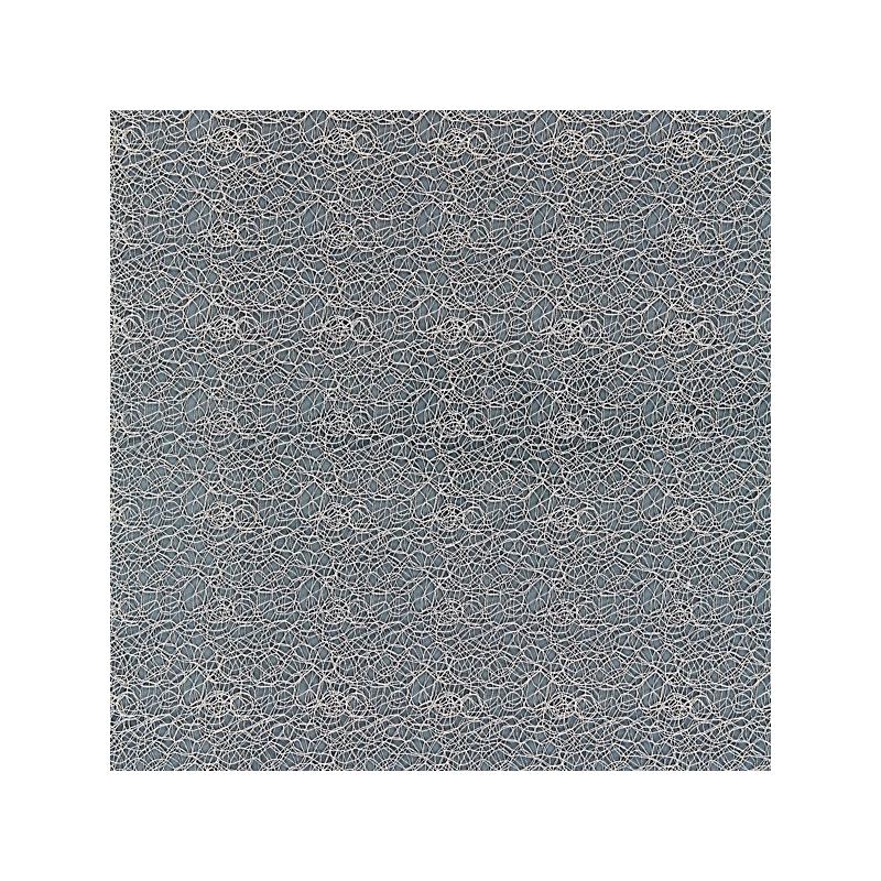 Sample 27146-003 Modern Lace, Fog - Scalamandre Fabric (SC 000327146)