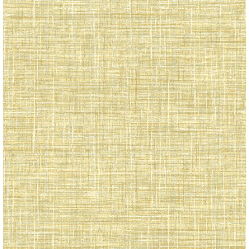 Search 4081-26356 Happy Emerson Yellow Faux Linen Yellow A-Street Prints Wallpaper