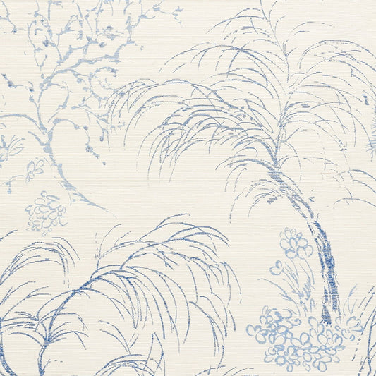 Select 5008750 Mori Sisal Porcelain Schumacher Wallpaper