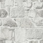Sample 4072-70043 Delphine, Axelle White Stone Wallpaper by Chesapeake