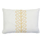 So7874011 | Camile Embroidery Pillow, Yellow - Schumacher Pillows