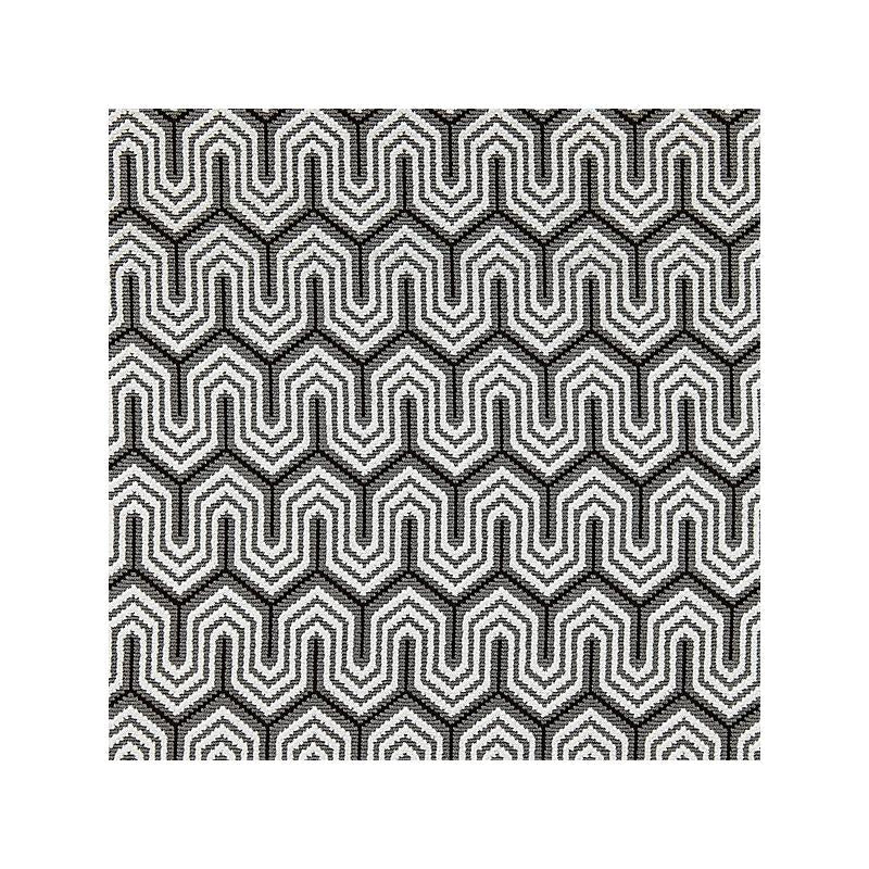 Sample 27129-003 Undulation, Graphite - Scalamandre Fabric (SC 000327129)