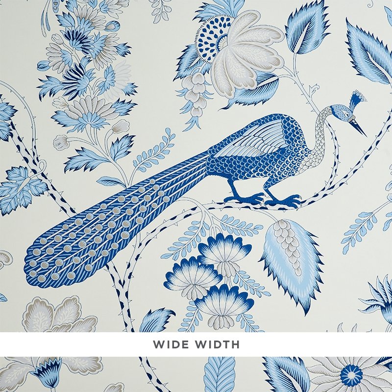 View 5010511 Campagne Bleu & Gris Schumacher Wallpaper
