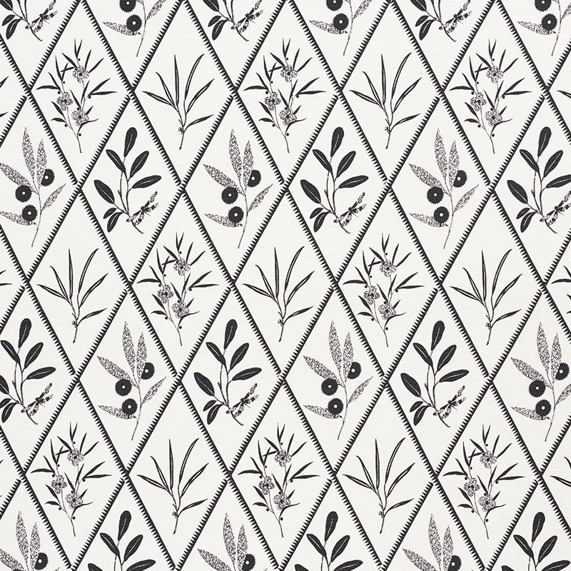 Save 177643 Endimione Carbon by Schumacher Fabric
