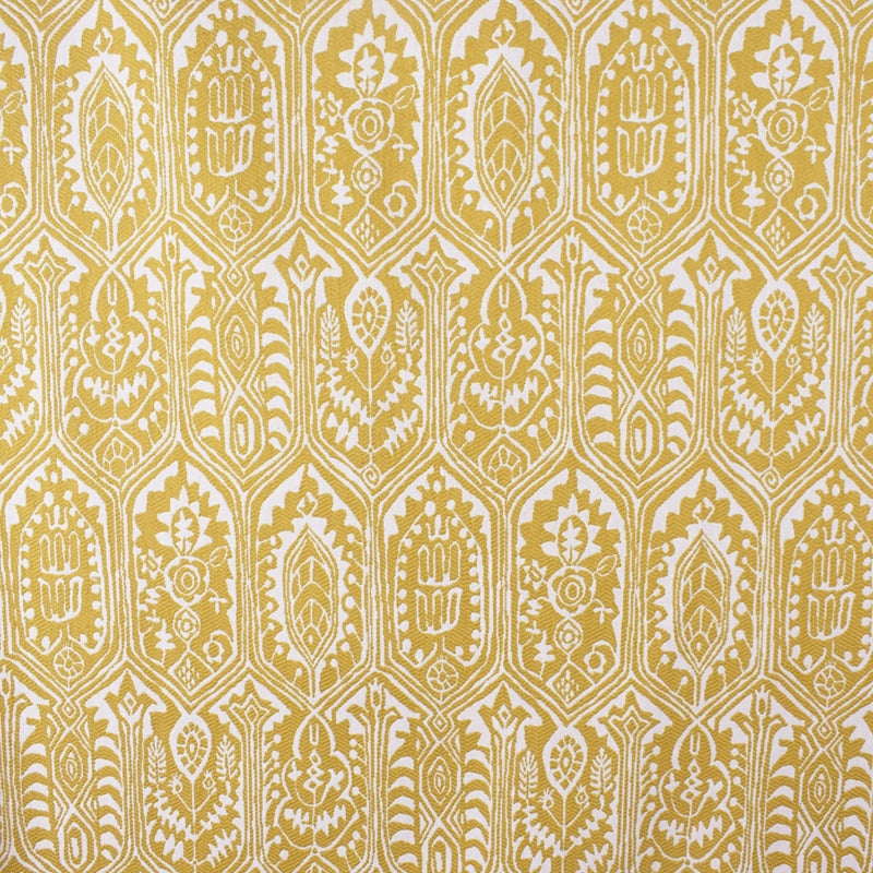 Find S2337 Sundrop Yellow Ikat Greenhouse Fabric