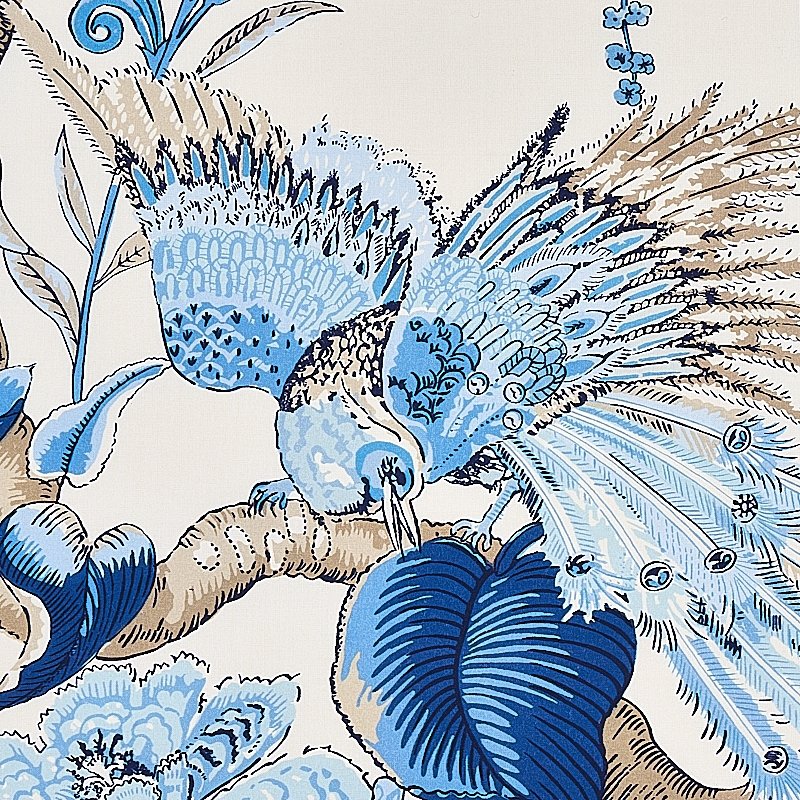Find 1314003 Cranley Garden Blue Schumacher Fabric