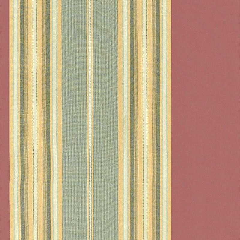 Purchase sample of 54131 Vivien Silk Stripe, Rouge by Schumacher Fabric