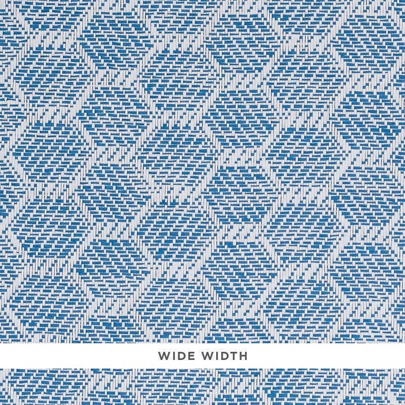View 5011282 Abaco Paperweave Blue Schumacher Wallcovering Wallpaper