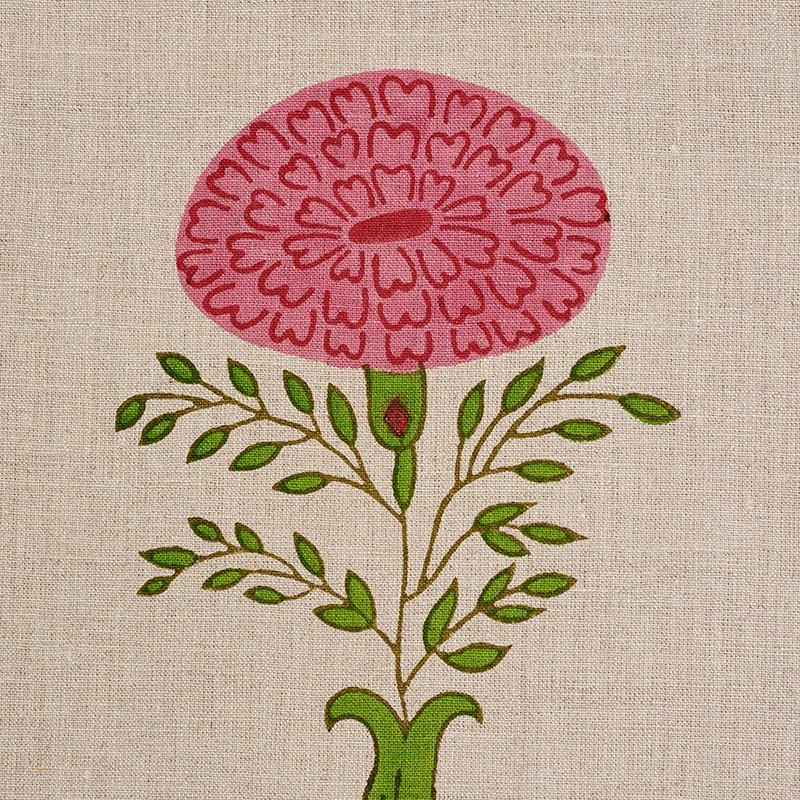 Save 179321 Marigold Pink Schumacher Fabric