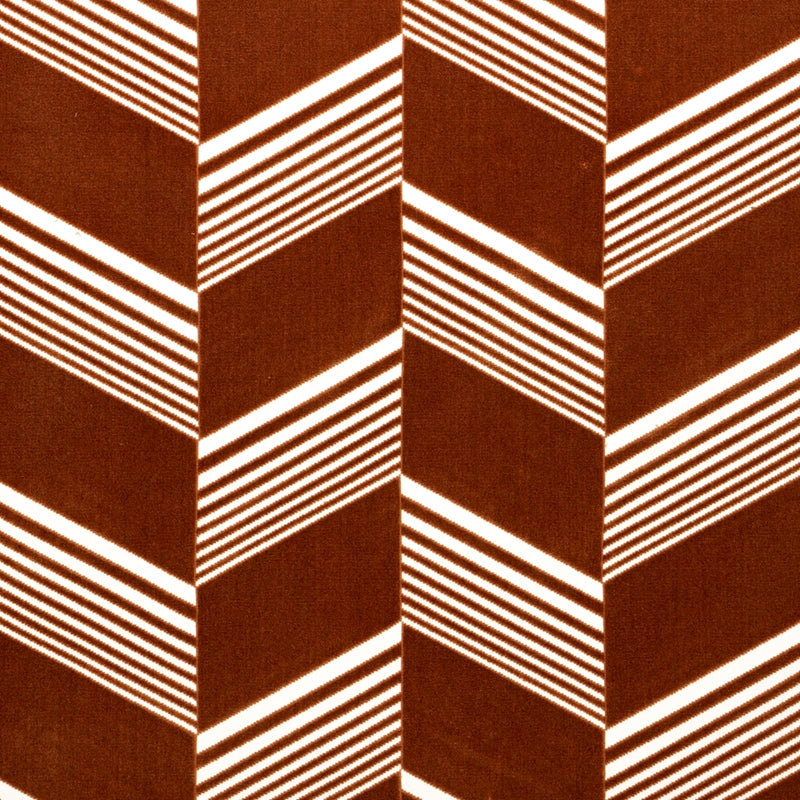 Purchase sample of 81572 Jessie Cut Velvet, Camel by Schumacher Fabric