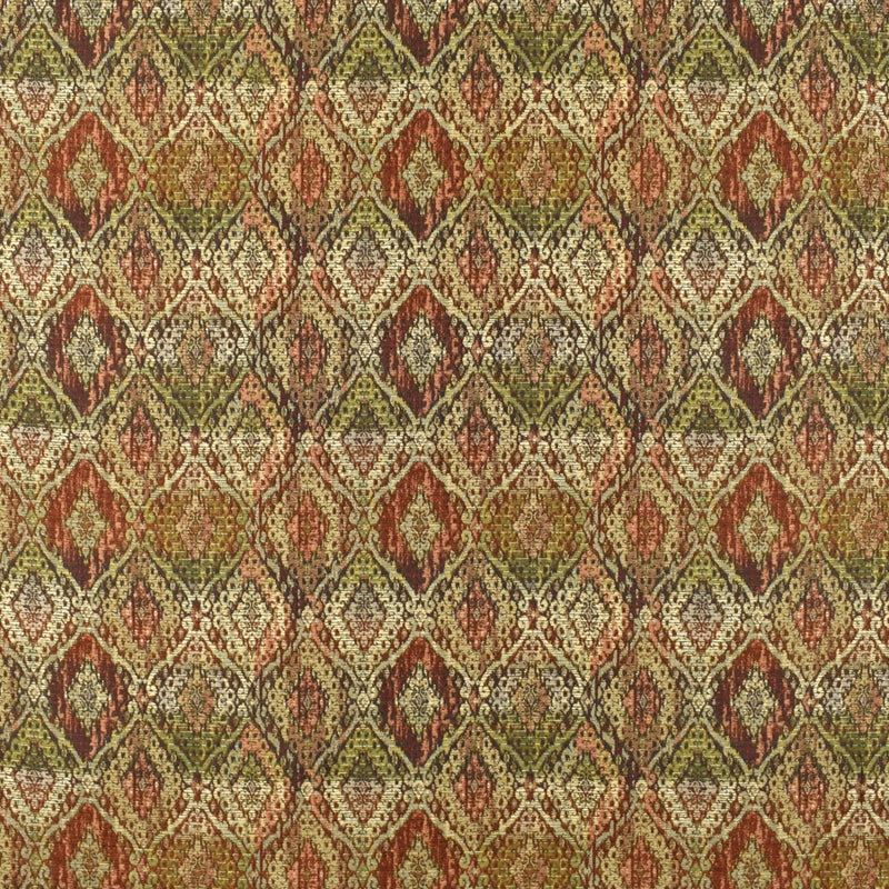 Search F2402 Spice Medallion Upholstery Greenhouse Fabric