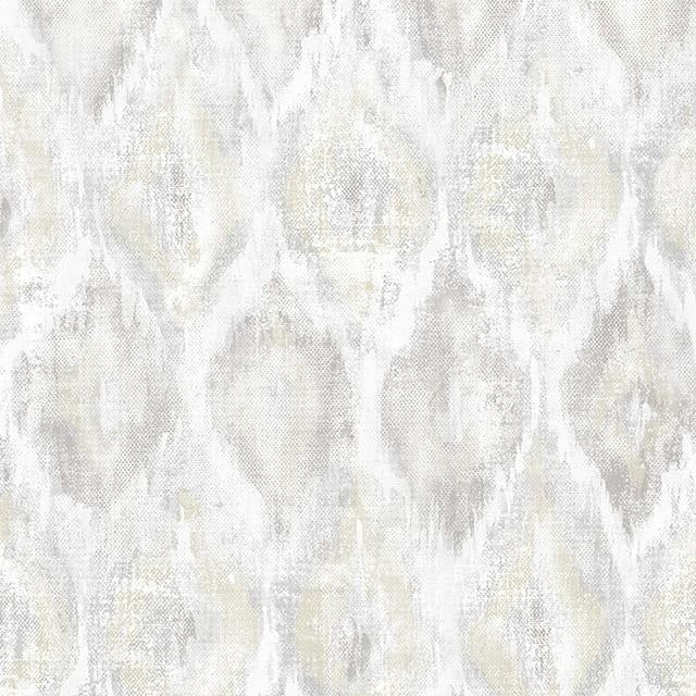 Purchase 2809-SH01101 Geo Whites & Off-Whites Ogee Wallpaper by Advantage