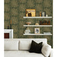 LLS4120 Lisa Love Emerald Green Sunburst Peel &amp; Stick Wallpaper by NuWallpaper2