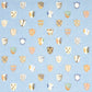 Search 5013491 Heraldic Oxford Blue Schumacher Wallcovering Wallpaper