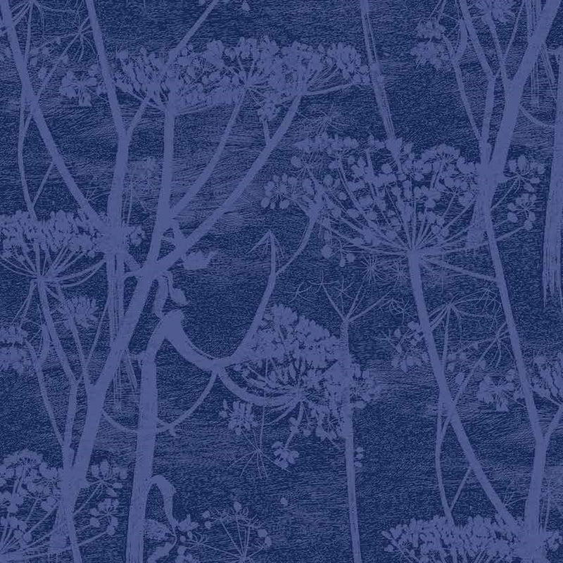 Sample F111-5016 Cow Parsley Hyacinth and Ink by Cole and Son Fabric