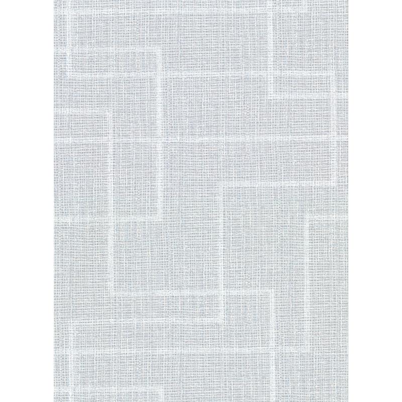 Sample 2921-50502 Warner Textures IX 2754 Main Street, Clarendon Sky Blue Geometric Faux Grasscloth Wallpap