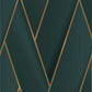 Save 4041-34804 Passport Manfred Teal Modern Herringbone Wallpaper Teal by Advantage