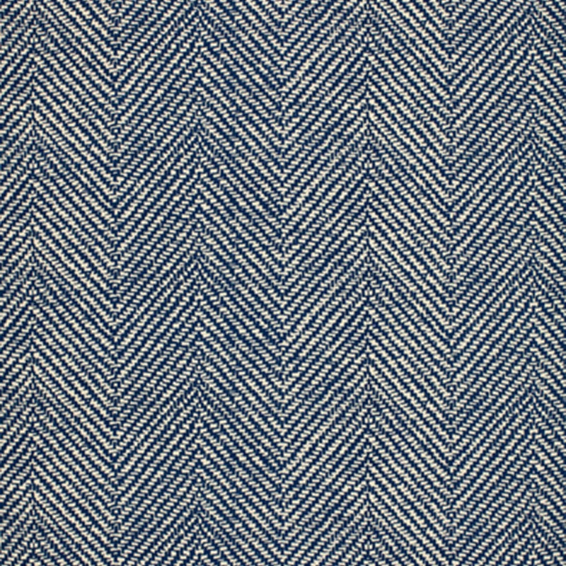 Purchase sample of 173041 Chevron D'Ete, Blue by Schumacher Fabric