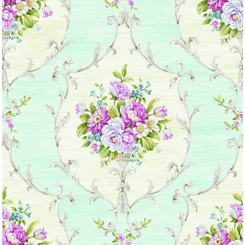 Acquire RG60602 Garden Rose by Seabrook Wallpaper