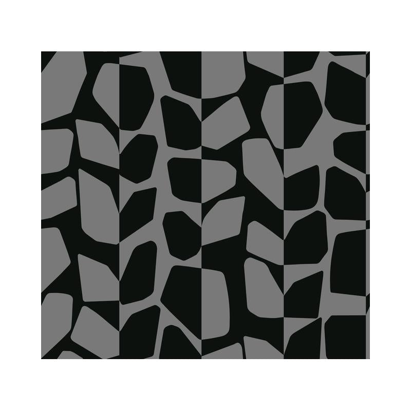 Sample BW3894 Primitive Vines, Black and White Resource Library by York Wallpaper