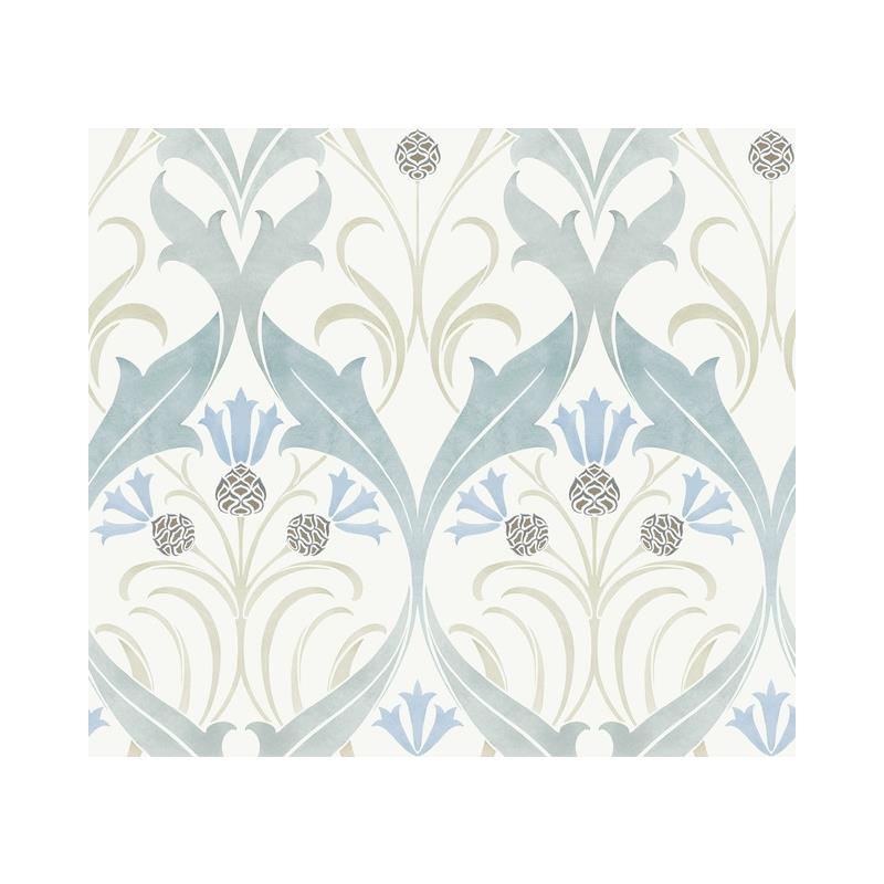 Sample AC9171 Pine Cone Ribbon, Arts and Crafts by Ronald Redding Wallpaper