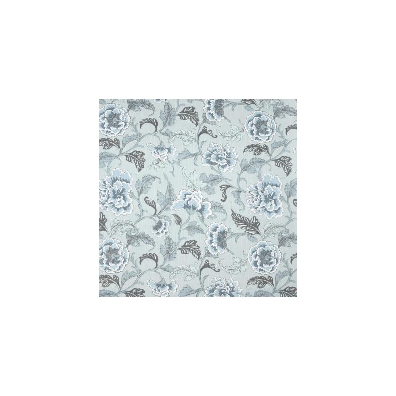 Order S3986 Mist Blue Floral Greenhouse Fabric