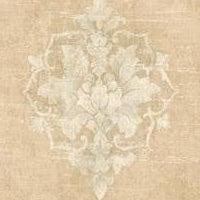Order CL61312 Claybourne White Damask by Seabrook Wallpaper