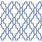 Sample LN21102 Luxe Haven, Coastal Lattice Riviera Blue Lillian August