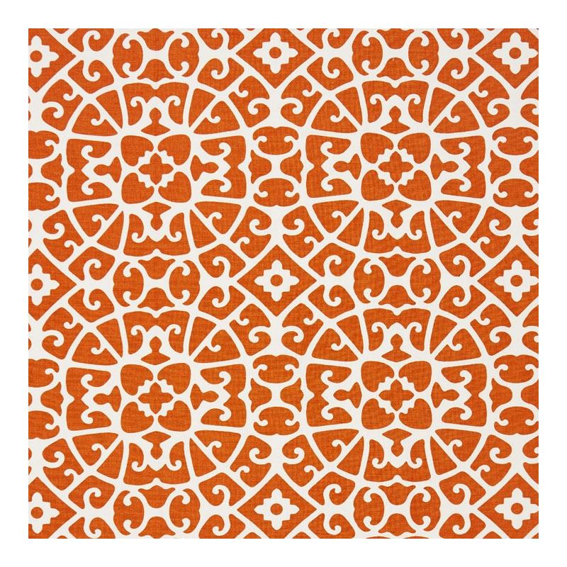 Sample 16559-004 Anshun Lattice, Persimmon by Scalamandre Fabric (SC 000416559)