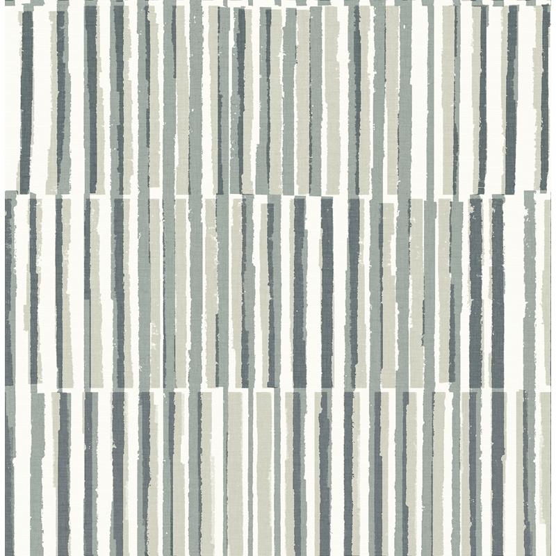 Buy 4014-26415 Seychelles Sabah Slate Stripe Wallpaper Slate A-Street Prints Wallpaper
