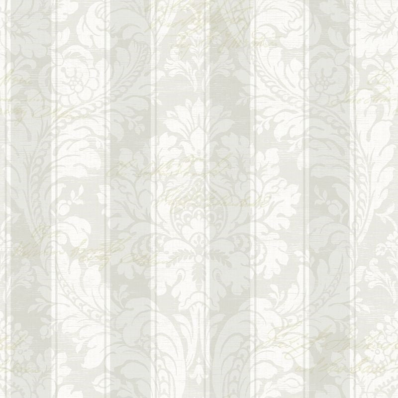 Sample FS50903 Spring Garden Damask Stripe Wallquest