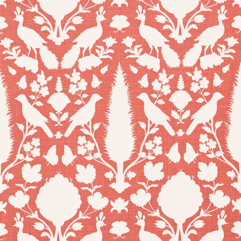 Acquire 173564 Chenonceau Coral by Schumacher Fabric