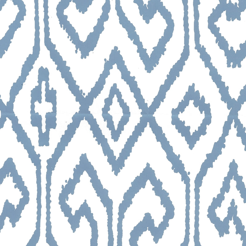 Purchase 7240-08WP Aqua Iv French Blue on White by Quadrille Wallpaper