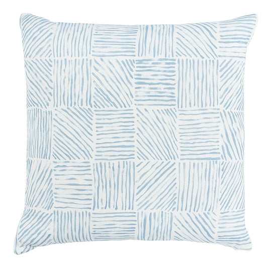 So7257107 Teton 24" Pillow Sky By Schumacher Furniture and Accessories 1,So7257107 Teton 24" Pillow Sky By Schumacher Furniture and Accessories 2