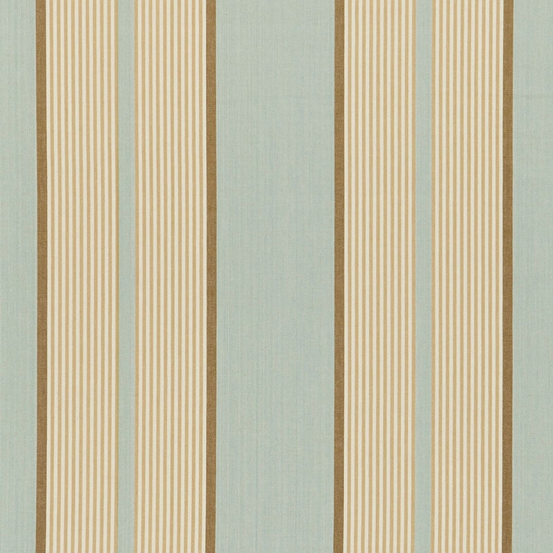 Purchase sample of 3486000 Summerside Stripe, Aqua by Schumacher Fabric