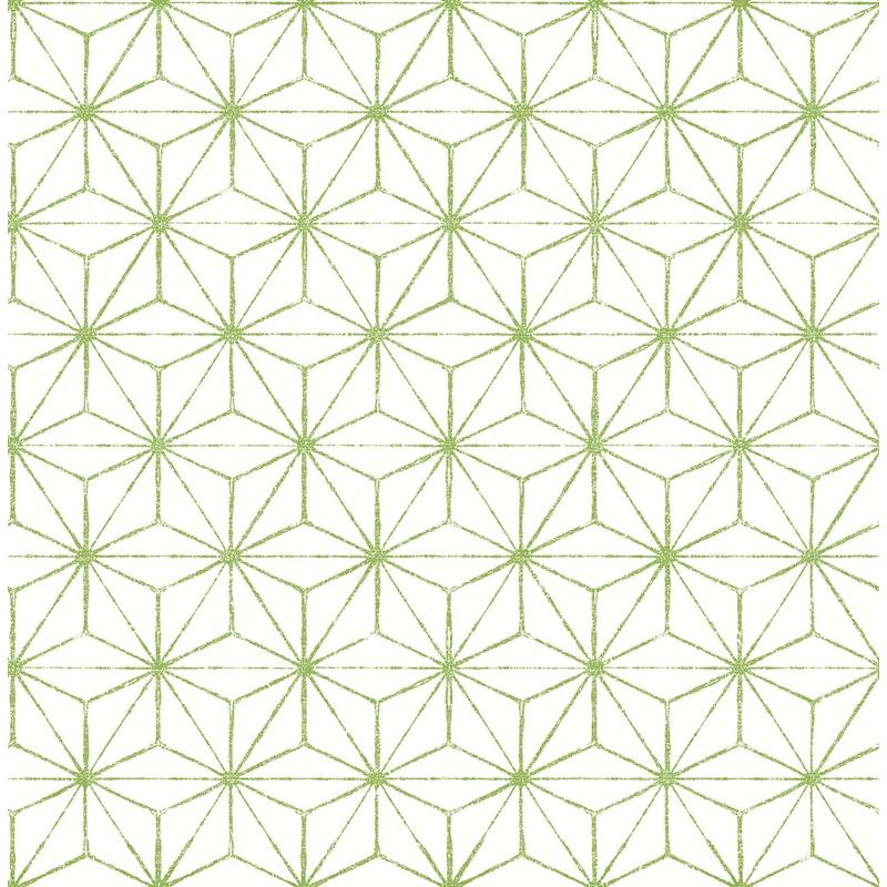 Shop 2764-24312 Orion Green Geometric Mistral A-Street Prints Wallpaper