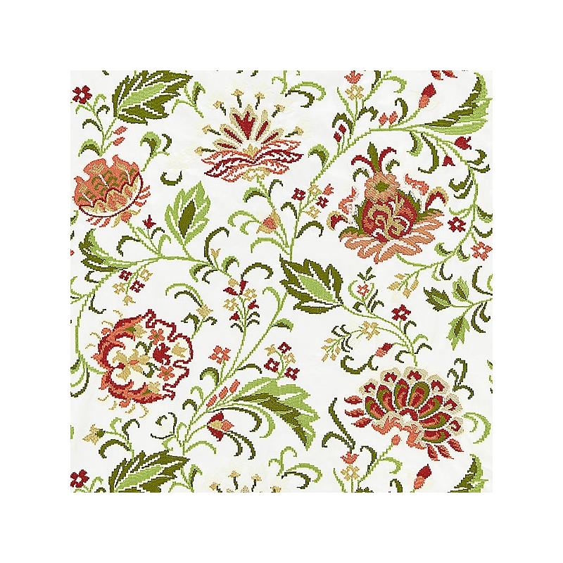 Sample 27173-004 Delphine Embroidery, Blossom - Scalamandre Fabric (SC 000427173)