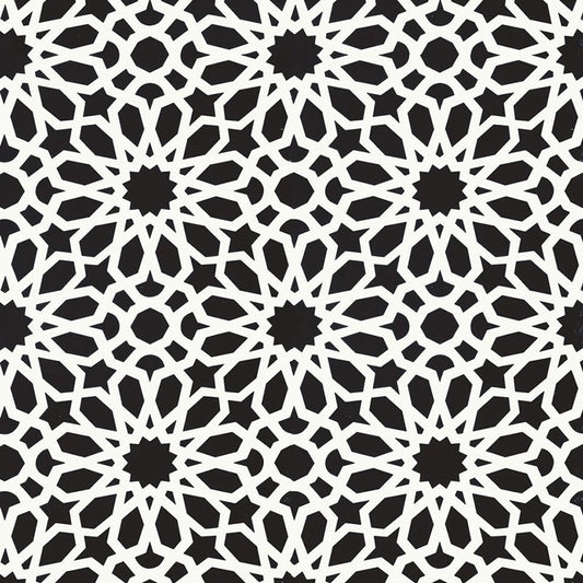 Looking for 5006642 Agadir Screen Noir Schumacher Wallpaper