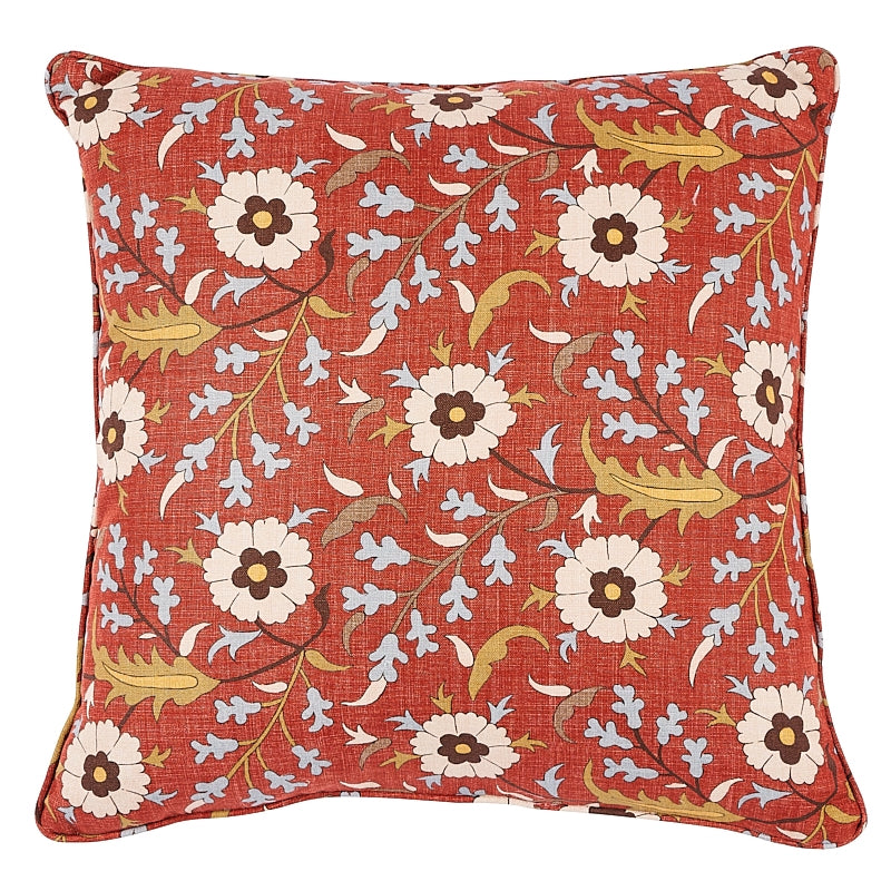So17995006 | Floralia 22" Pillow, Pompeii - Schumacher Furniture and Accessories