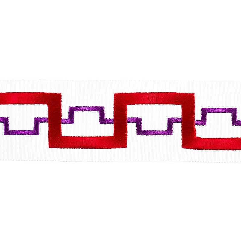 Sample 74353 Turret Tape, Garnet By Schumacher Trim