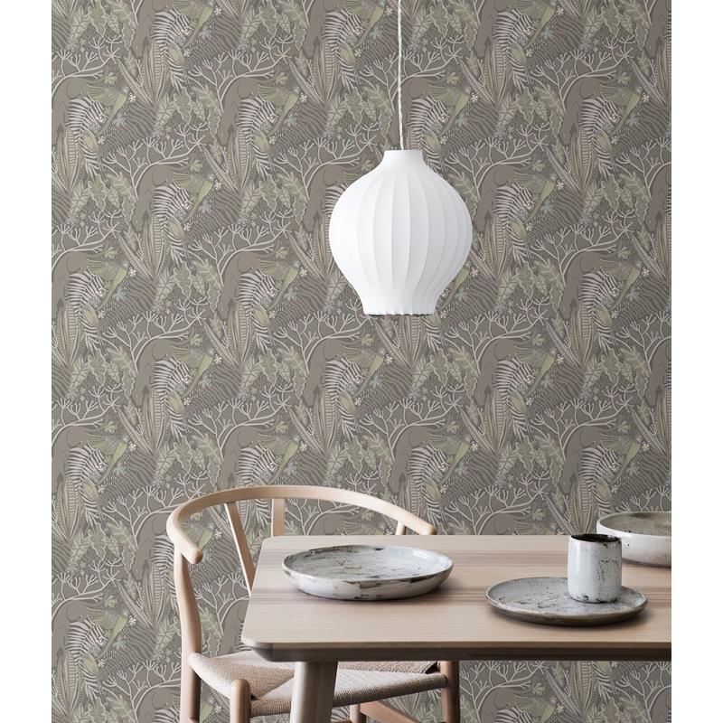 PLS4214 Pip &amp; Lo Grey Mint Poise Peel &amp; Stick Wallpaper by NuWallpaper2